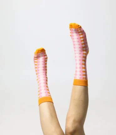 Košas, krāsainas dizaina zeķes Saulesdūriens
