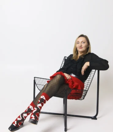 Zeķes ar čūsku un rombiem